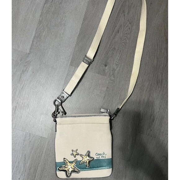 Coach Handbags - Coach Starfish Canvas Crossbody Limited Edition
